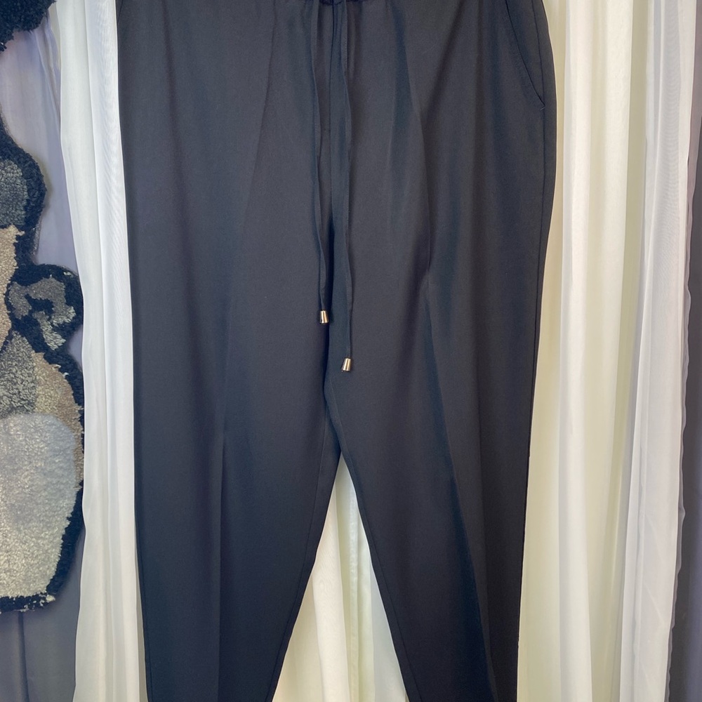 Worthington Black Pull-On Joggers